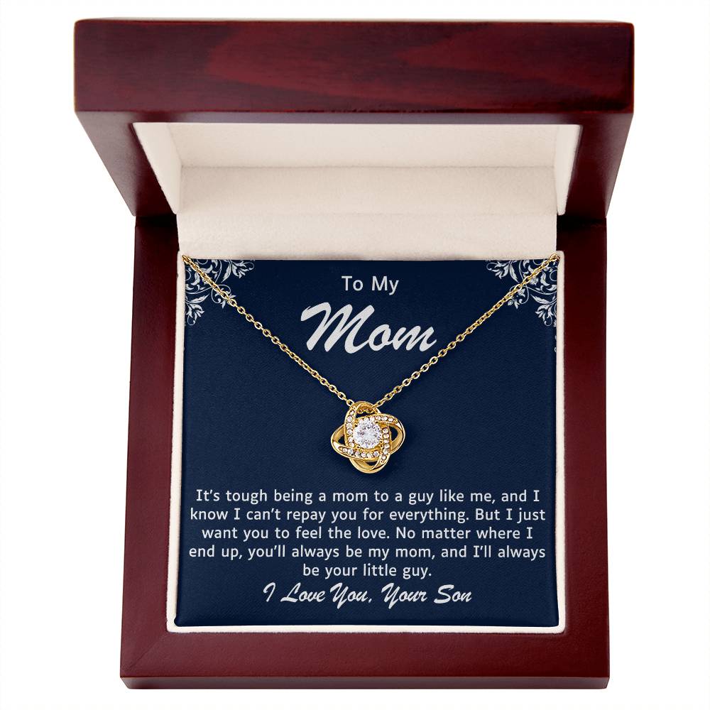 Mother Love Knot Necklace-You Will Always Be My Mom