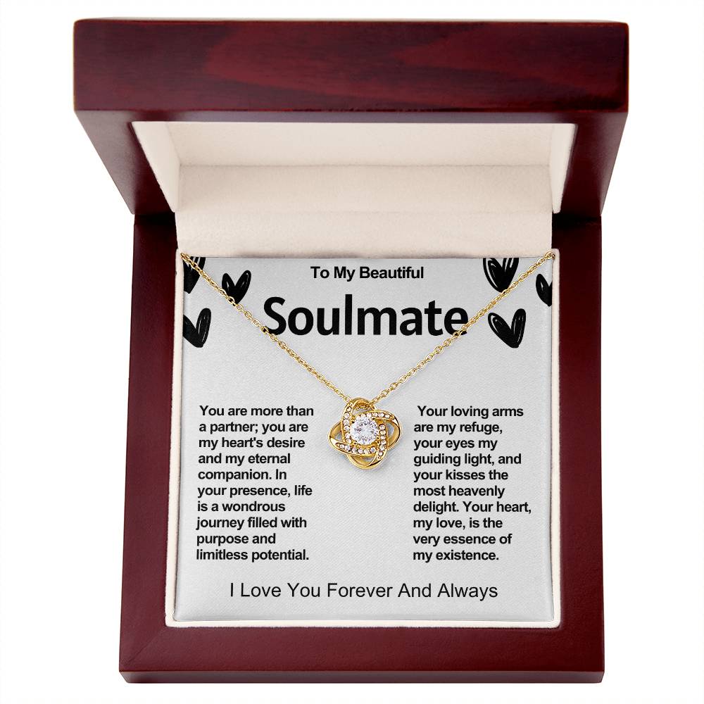 Soulmate Love Knot Valentine Necklace