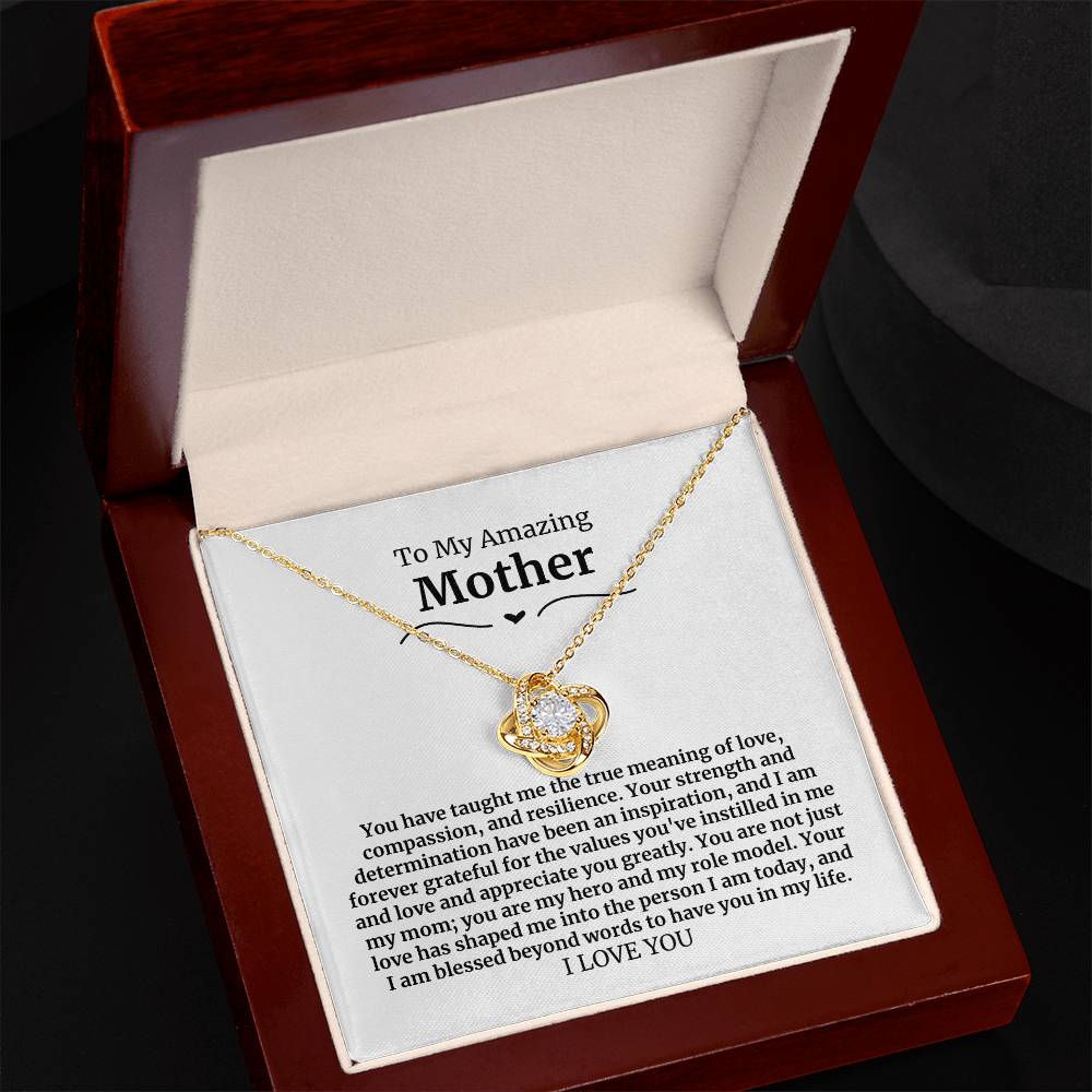 8 To My Amazing Mother Necklace