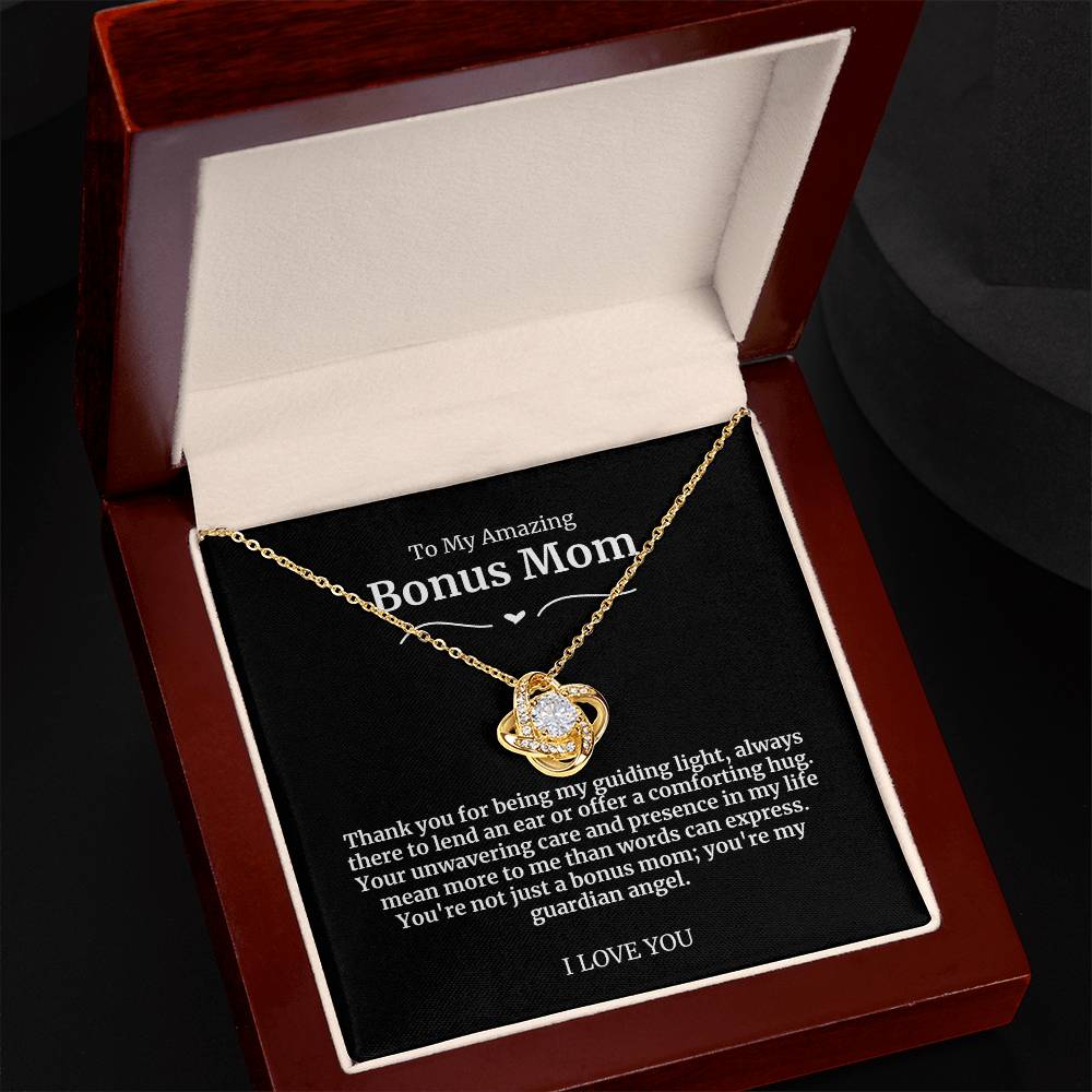 To My Amazing Bonus Mom Necklace