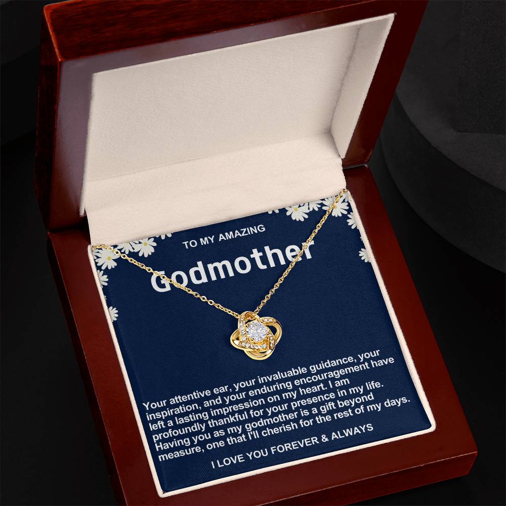 Godmother Love Knot Necklace