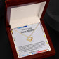 To An Amazing New Mom Love Knot Necklace