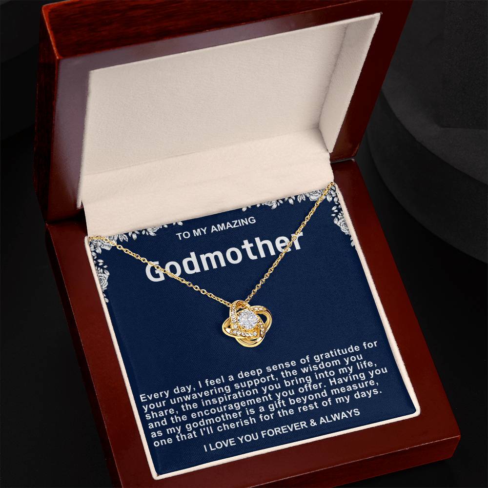 Godmother Love Knot Necklace