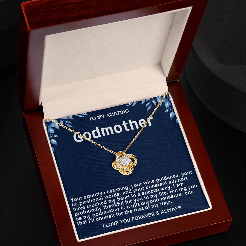 Godmother Love Knot Necklace