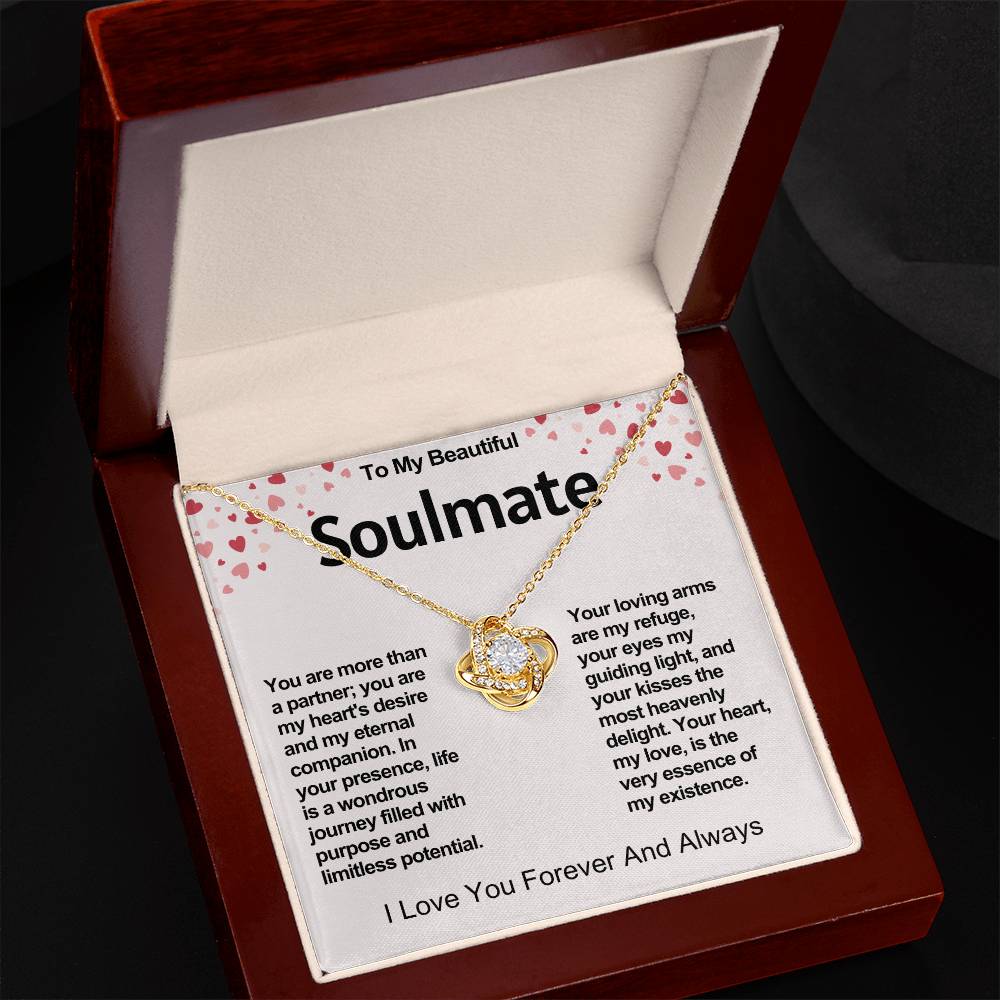 Soulmate Love Knot Valentine Necklace