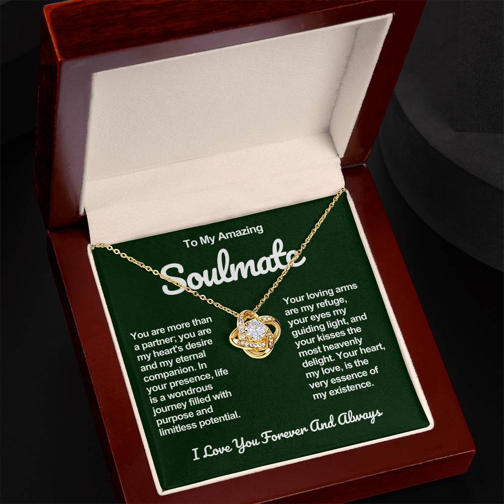 Soulmate Love Knot Necklace- My Heart's Desire