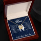 [ ALMOST SOLD OUT ]To My Mom Love Knot Necklace-Raising a Man