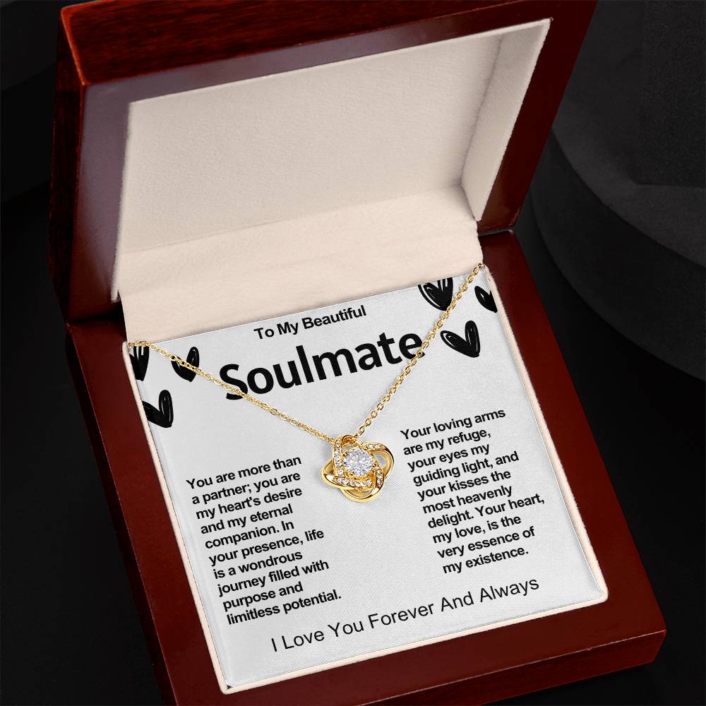 Soulmate Love Knot Valentine Necklace