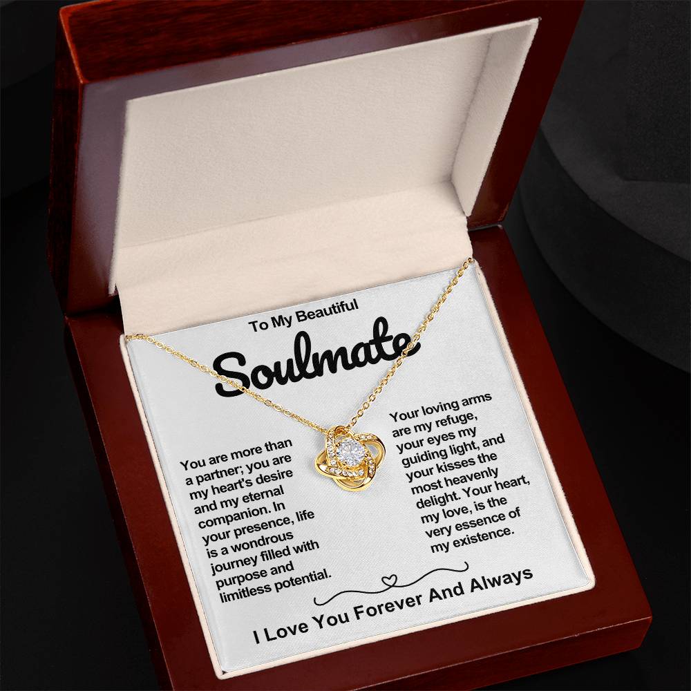 Soulmate Love Knot Valentine Necklace