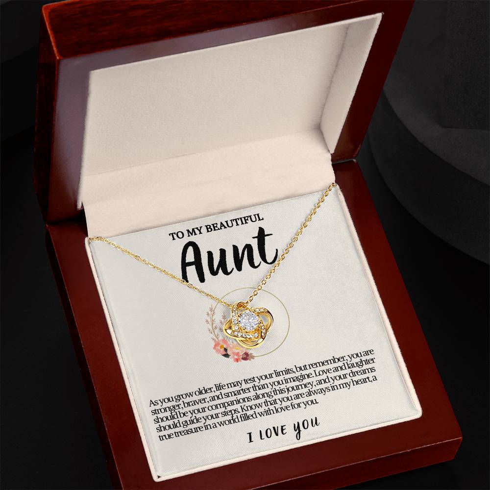 Aunt Love knot Necklace