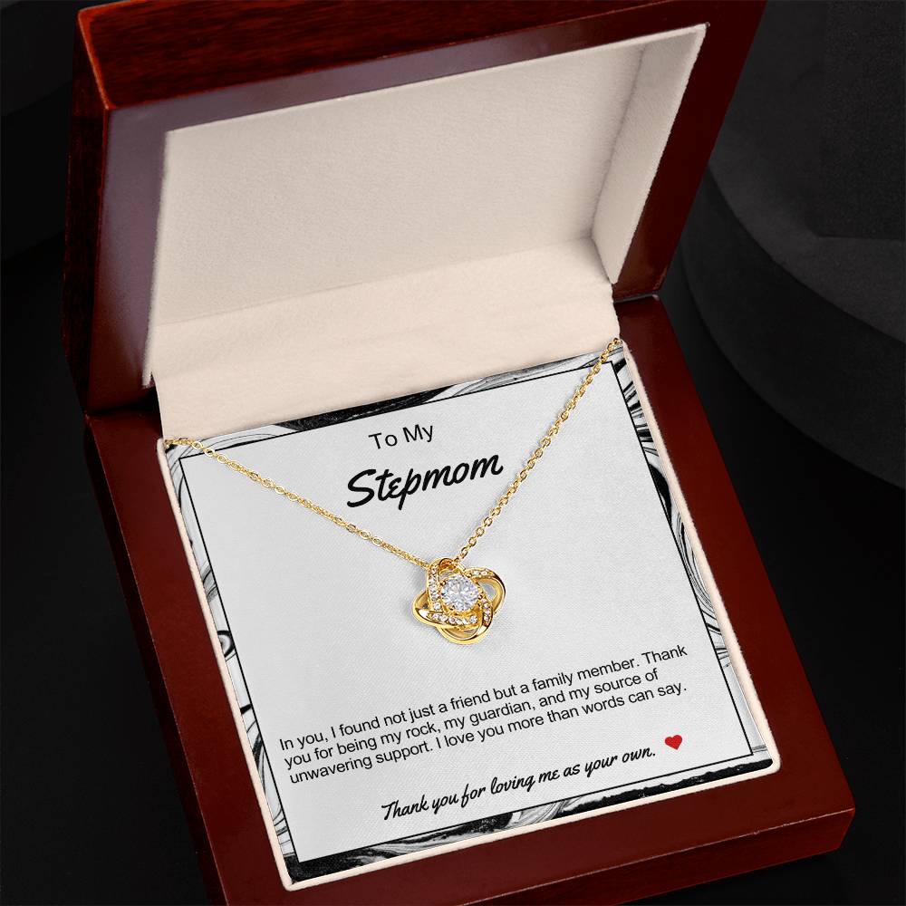 Stepmom Love Knot Necklace