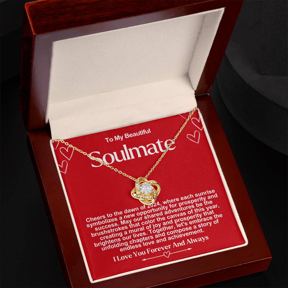 Soulmate New Year Love Knot Necklace