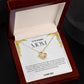 To My Amazing Mom Love Knot Necklace