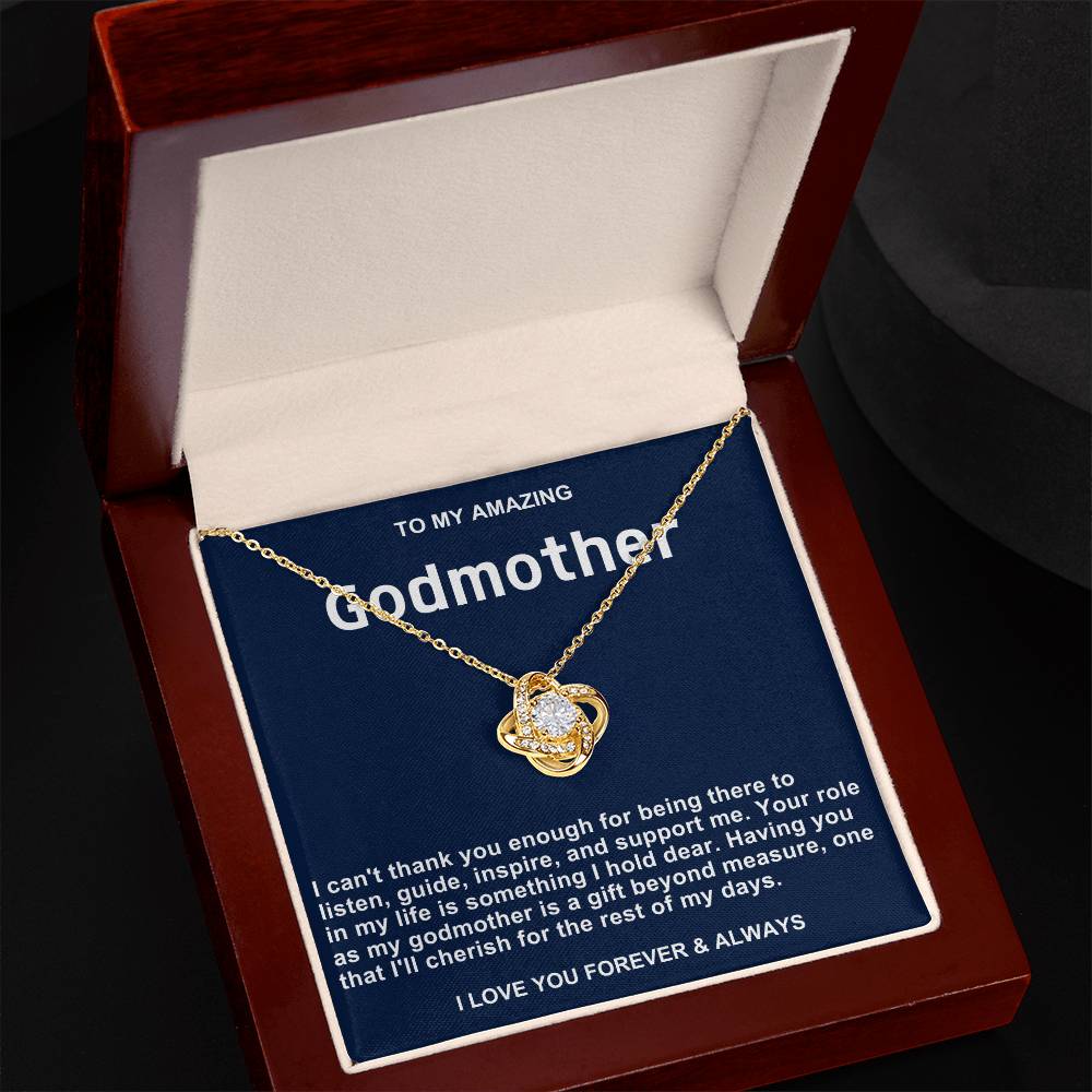 Godmother Love Knot Necklace