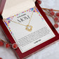 To My Amazing Mom Love Knot Necklace