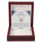 To My Amazing Mom Love Knot Necklace