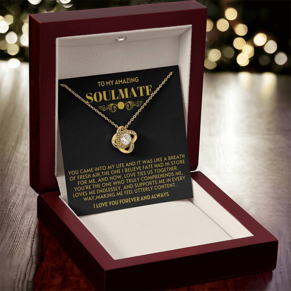 Soulmate Love Ties Us Together Necklace