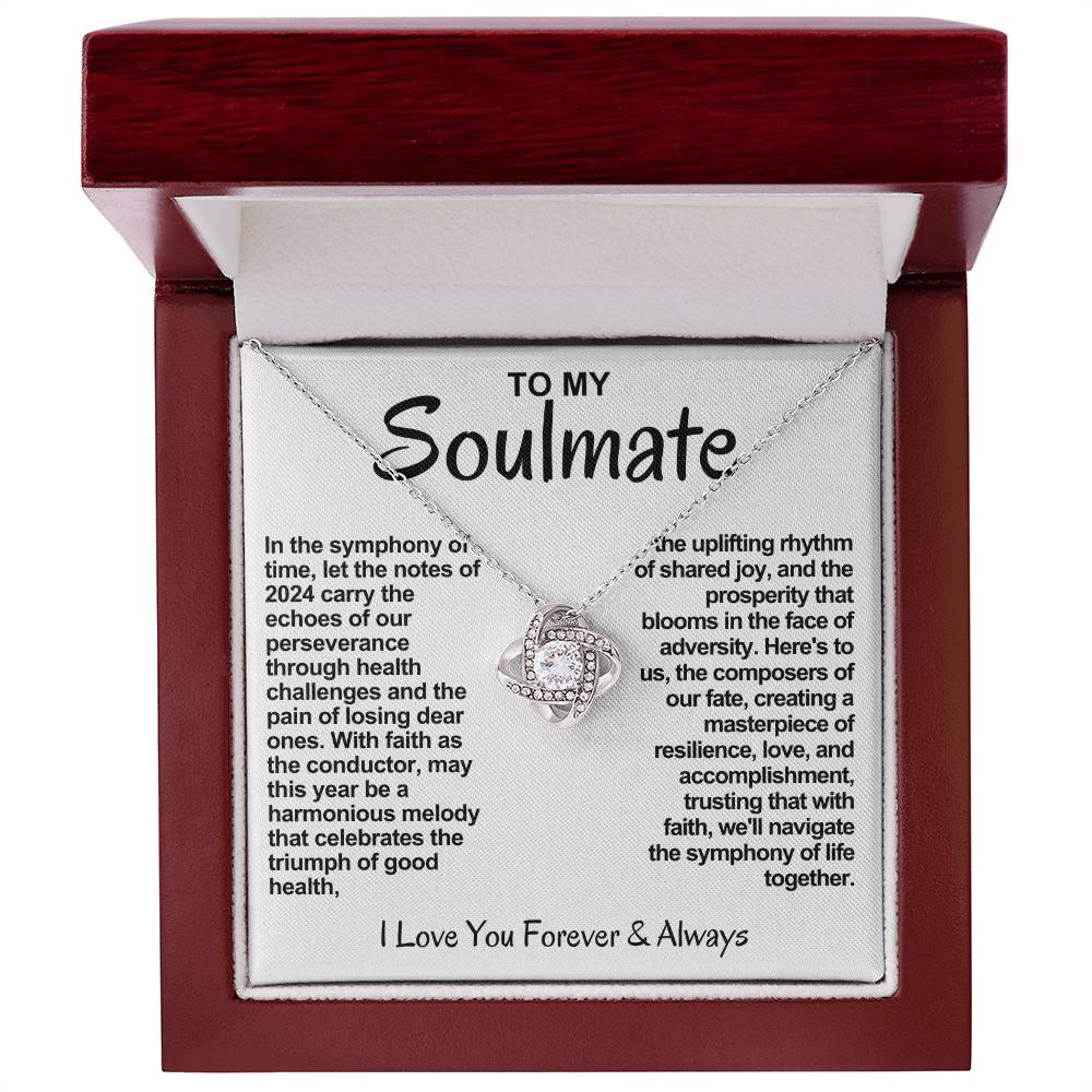 Soulmate Love Knot Necklace-The Composers of Our Fate