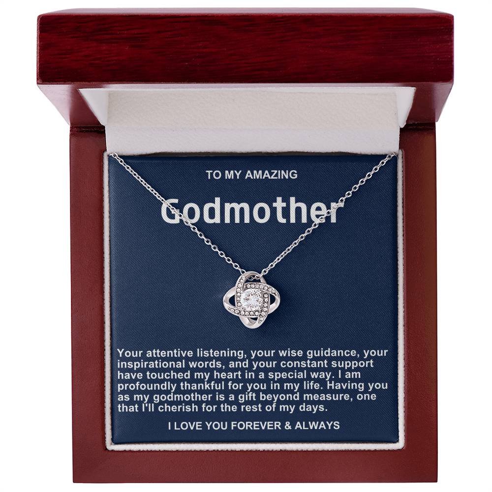 Godmother Love Knot Necklace