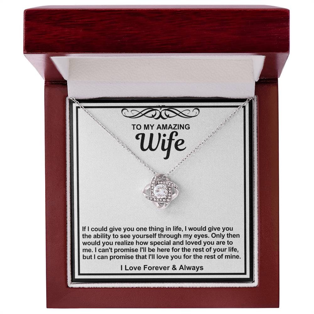 Wife Love Knot Necklace