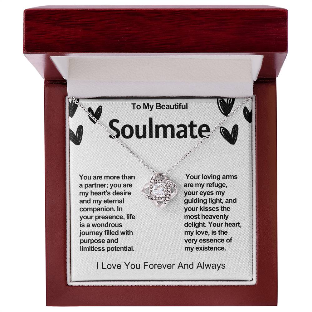 Soulmate Love Knot Valentine Necklace