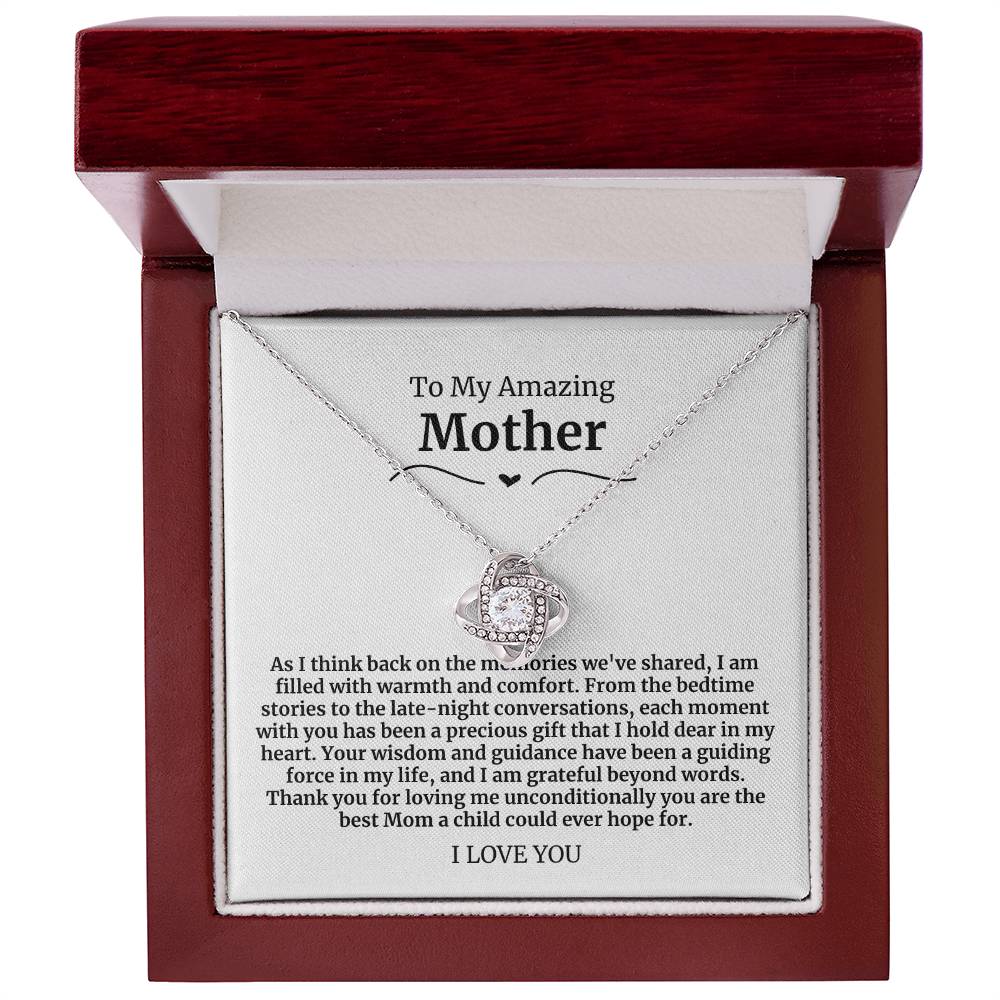 15 To My Amazing Mother Necklace