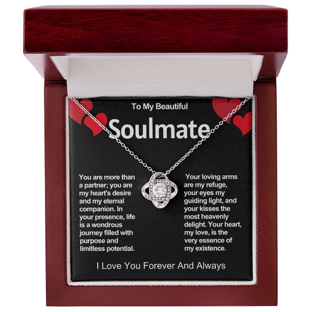 Soulmate Love Knot Valentine Necklace