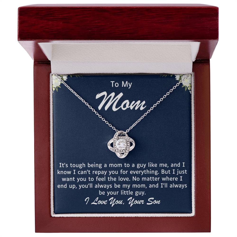 Mother Love Knot Necklace-You Will Always Be My Mom