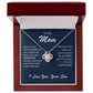 To My Mom Love Knot Necklace-You'll Always Be My Mom