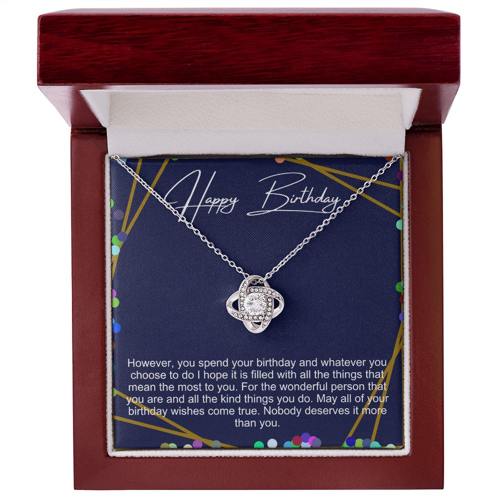 Happy Birthday Necklace