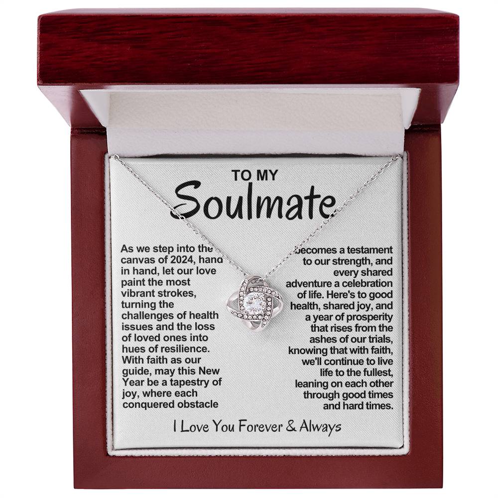 Soulmate Love Knot Necklace-As We Step Into The Canvas of 2024