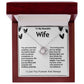 Wife Love Knot Valentine Necklace