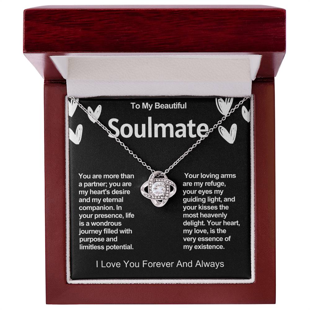 Soulmate Love Knot Valentine Necklace