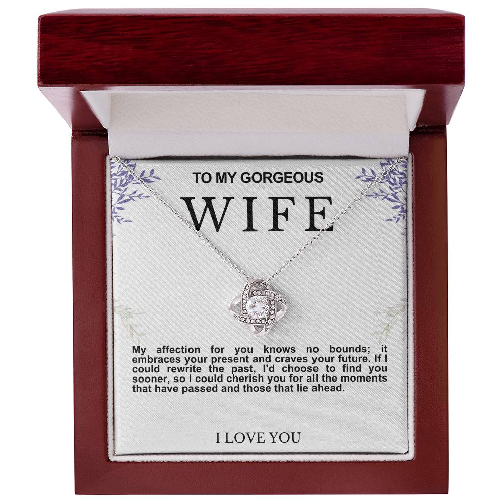 Wife Love Knot Necklace