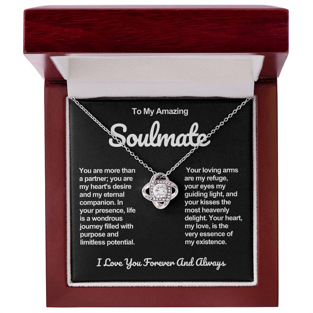 Soulmate Love Knot Necklace- My Heart's Desire