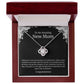 To An Amazing New Mom Love Knot Necklace