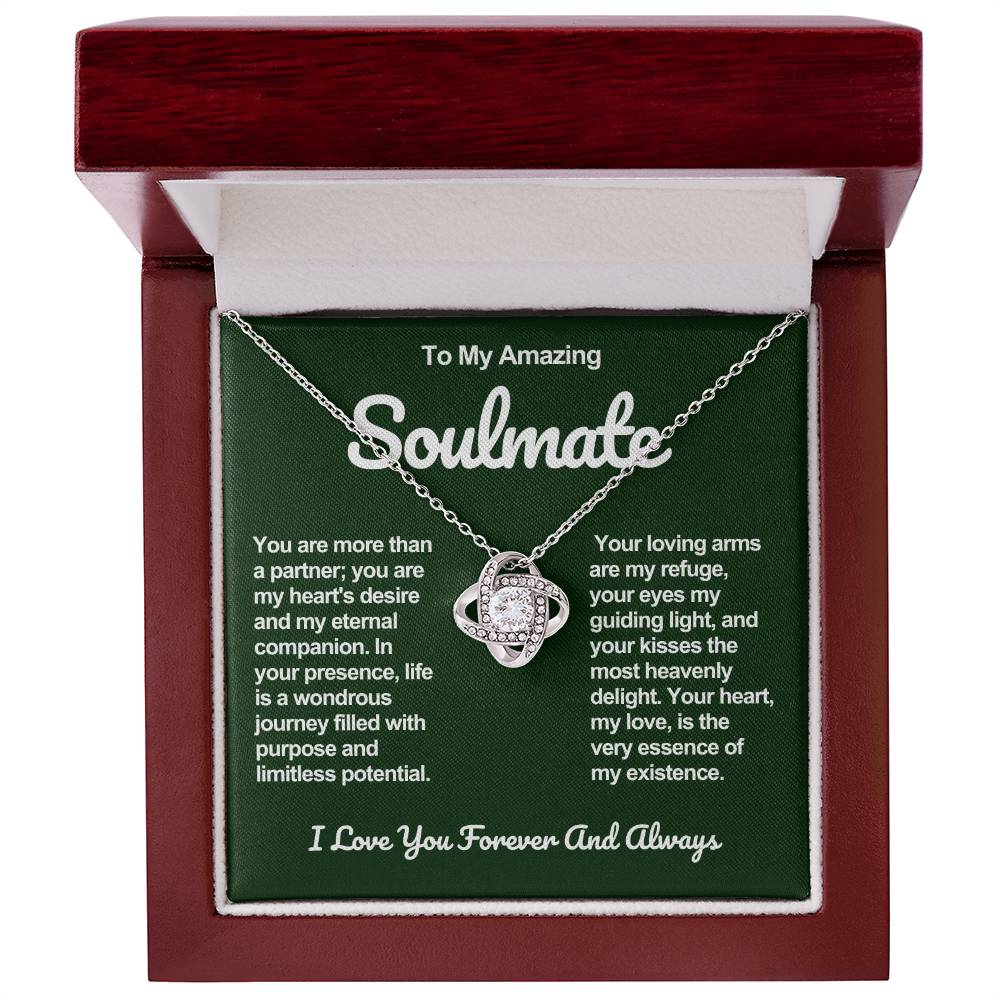 Soulmate Love Knot Necklace- My Heart's Desire