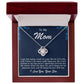 Mother Love Knot Necklace-You Will Always Be My Mom