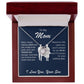 [ ALMOST SOLD OUT ]To My Mom Love Knot Necklace-Raising a Man