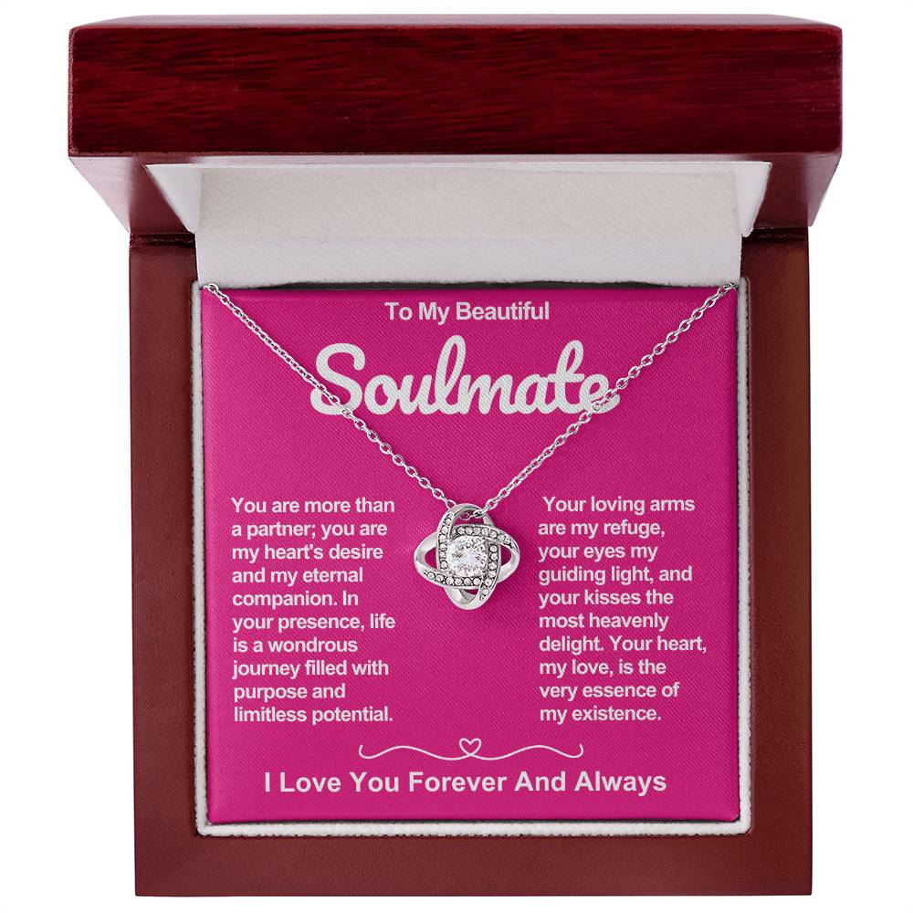 Soulmate Love Knot Valentine Necklace