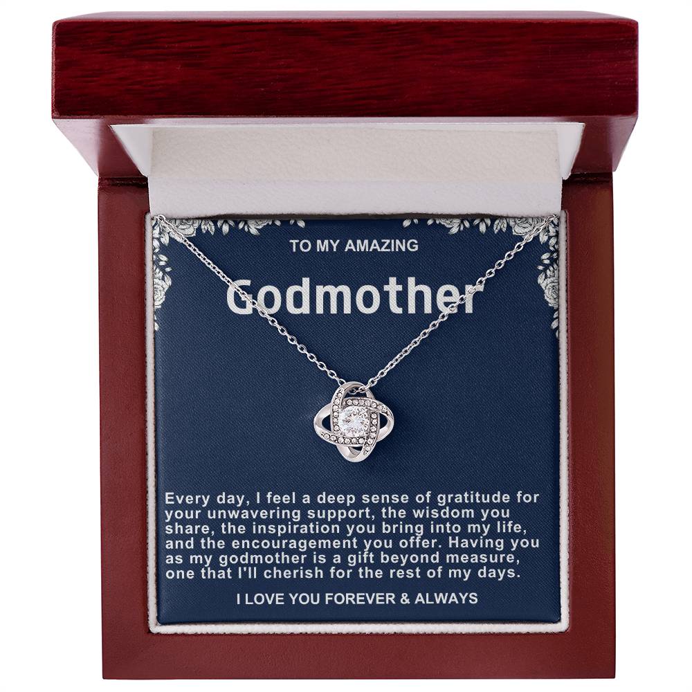 Godmother Love Knot Necklace