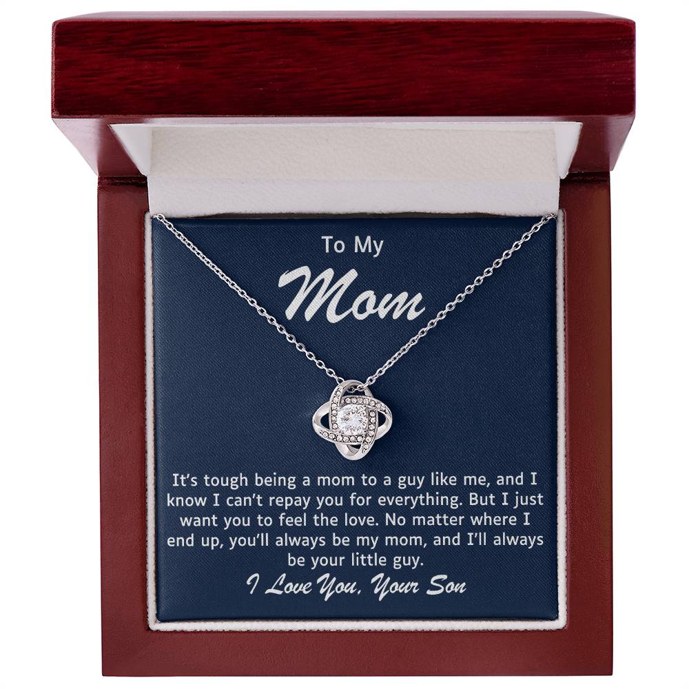 Mother Love Knot Necklace-You Will Always Be My Mom