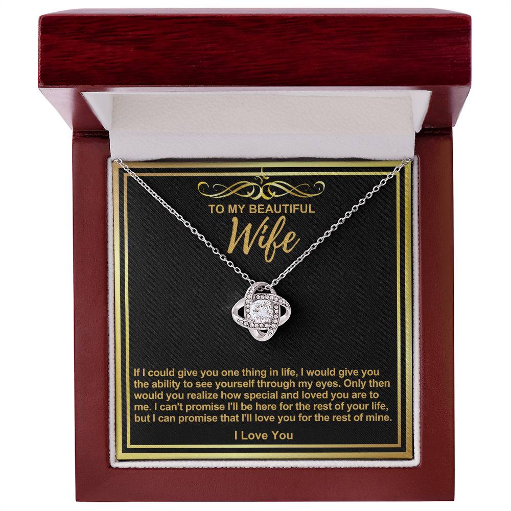 Wife Love Knot Necklace