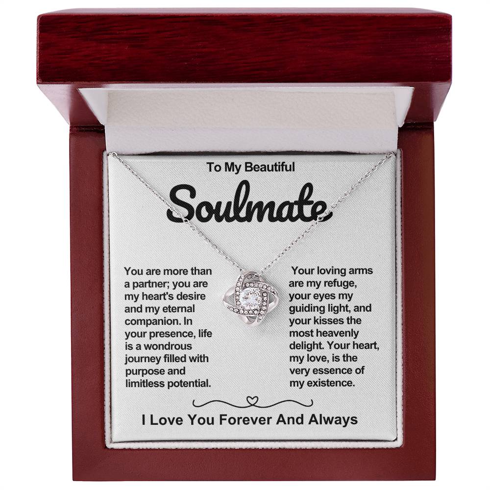 Soulmate Love Knot Valentine Necklace