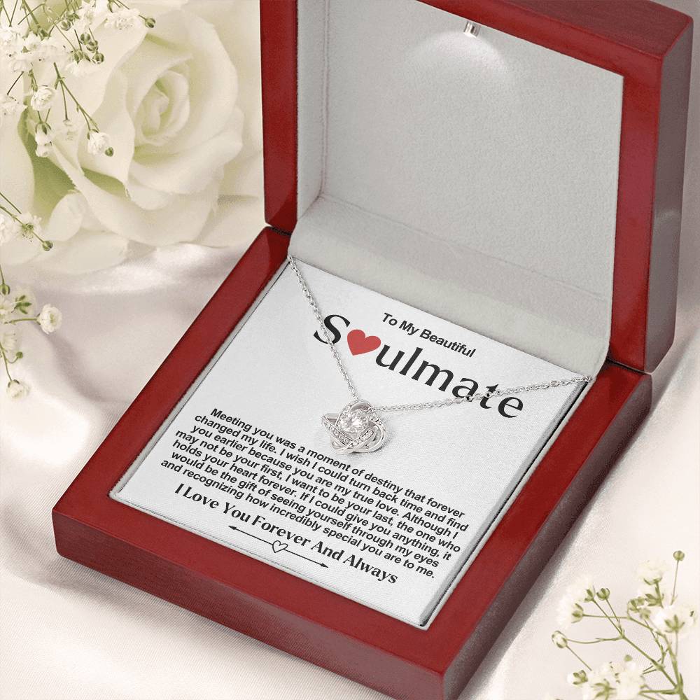 Soulmate Valentine Love Knot Necklace