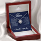 To My Mom Love Knot Necklace-You'll Always Be My Mom