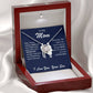 [ ALMOST SOLD OUT ]To My Mom Love Knot Necklace-Raising a Man