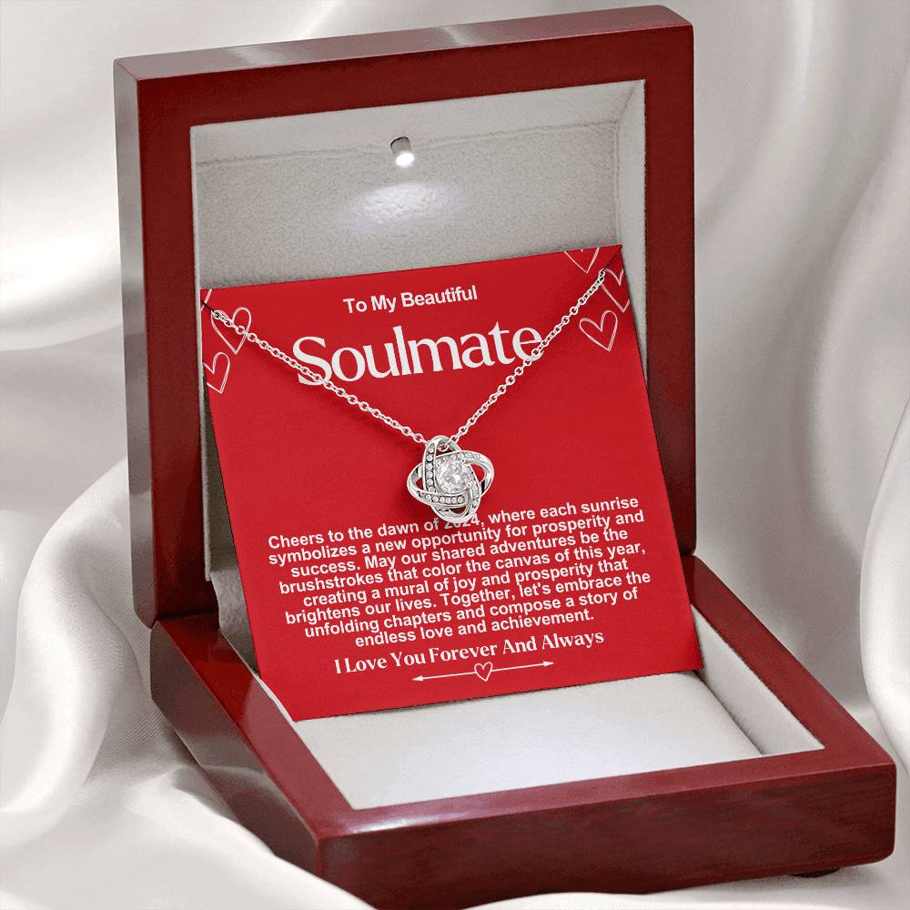 Soulmate New Year Love Knot Necklace