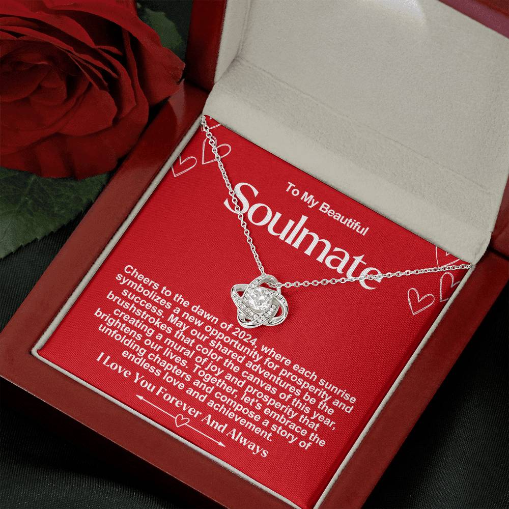 Soulmate New Year Love Knot Necklace