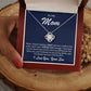 To My Mom Love Knot Necklace- Raising A Man